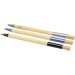 Parure de stylos en bambou, 3 pièces cadeau d’entreprise