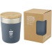 Gobelet Lagan 300ml acier inoxydable avec isolation par le vide et couche de cuivre, couvercle en bambou, mug et gobelet à couvercle publicitaire
