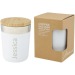 Gobelet Lagan 300ml acier inoxydable avec isolation par le vide et couche de cuivre, couvercle en bambou cadeau d’entreprise