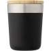 Gobelet Lagan 300ml acier inoxydable avec isolation par le vide et couche de cuivre, couvercle en bambou, mug et gobelet à couvercle publicitaire