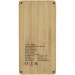 Miniature du produit Batterie de secours solaire 8000mAh en bambou 5