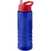 Bouteille de sport H2O Active® Eco Treble de 750ml avec couvercle à bec verseur, Gourde écologique publicitaire