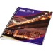 Carnet de notes à spirales A4 Desk-Mate® avec couverture arrière imprimée, carnet à spirales publicitaire
