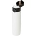Fiole isotherme Sika de 450 ml en acier inoxydable recyclé certifié RCS, gourde métal publicitaire