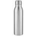 Bouteille d'eau Harper de 700 ml en acier inoxydable certifié RCS avec boucle métallique, gourde métal publicitaire