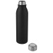 Bouteille d'eau Harper de 700 ml en acier inoxydable certifié RCS avec boucle métallique, gourde métal publicitaire
