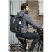 Sacoche de vélo Aqua de 20 L avec dessus enroulable 15 recyclée certifiée GRS résistante à l'eau, panier à vélo publicitaire