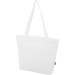 Sac shopping Panama de 20L avec fermeture éclair recyclé certifié GRS, Sac shopping durable publicitaire