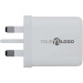 Chargeur mural Xtorm XEC067G GaN² Ultra de 67 W - Prise britannique cadeau d’entreprise