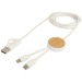 Câble 5 en 1 Chechia en plastique recyclé de 150 cm pour la synchronisation des données et la charge rapide de 27 W avec d? cadeau d’entreprise