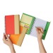 Bloc notes avec bloc repositionnable, index et mémo adhésif repositionnable publicitaire