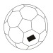 Ballon de foot anti stress "Kick off", balle anti-stress publicitaire