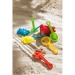 Set seaux de plage "Beachlife", pelle, rateau et seau de plage publicitaire