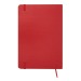 Carnet A5 à couverture rigide, élastique ton sur ton, Carnet à couverture rigide publicitaire
