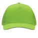 Casquette 5 panneaux à sandwich contrasté cadeau d’entreprise