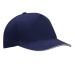 Casquette 5 panneaux à sandwich contrasté cadeau d’entreprise