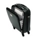 Trolley cabine rigide à 4 roues 55x38x20cm, Valise cabine avion publicitaire