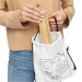Sac à dos à colorier, sac à dos léger à cordelettes publicitaire