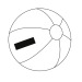 Ballon de plage ocean 26cm, Ballon de plage publicitaire