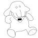 Peluche mouton, animal en peluche publicitaire