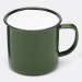 Quart métallique émaillé 350 ml, Tasse et mug émaillé publicitaire