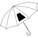 Parapluie automatique manche col de cygne cadeau d’entreprise