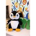 Grande peluche pingouin SKIPPER cadeau d’entreprise