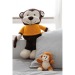 Grande peluche singe  cadeau d’entreprise