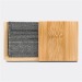 Sous-verres en feutre ECO BASE, goodies en feutrine publicitaire