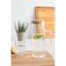 Carafe en verre BAMBOO PITCHER, carafe publicitaire