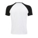 T-shirt bicolore raglan FUNKY, T-shirt classique publicitaire