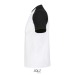 T-shirt bicolore raglan FUNKY, T-shirt classique publicitaire