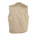 Gilet safari WILD, Gilet ou veste reporter multi-poches publicitaire