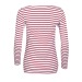 T-shirt marinière manches longues femme, textile Sol's publicitaire