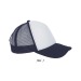 Casquette filet avec front et visière mousse, textile Sol's publicitaire