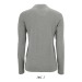 Polo femme manches longues ajusté 180g PERFECT cadeau d’entreprise