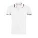 Polo tricolore 200g/m² PRESTIGE, Polo manches courtes publicitaire