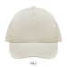 Casquette 5 pans SEOUL, textile Sol's publicitaire