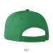 Casquette 6 pans APOLLO, textile Sol's publicitaire