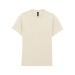 T-shirt manches courtes blanc et naturel Gildan, Textile Gildan publicitaire