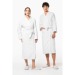 Peignoir col kimono blanc Kariban cadeau d’entreprise