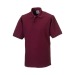 Polo polycoton blanc Workwear Russell, Textile Russell publicitaire