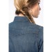 Chemise Denim Manches Longues Femme Kariban cadeau d’entreprise