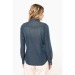 Chemise Denim Manches Longues Femme Kariban, Chemise en jean publicitaire