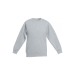 Sweat enfant manches droites Fruit of the Loom cadeau d’entreprise