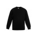 Sweat enfant manches droites Fruit of the Loom, sweat-shirt enfant publicitaire