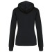 Sweat-shirt zippé capuche contrastée femme cadeau d’entreprise