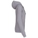 Sweat-shirt zippé capuche contrastée femme cadeau d’entreprise