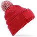 Bonnet à pompon snowstar® - beechfield cadeau d’entreprise