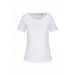 Miniature du produit T-shirt bio col à bords francs manches courtes femme - kariban 1